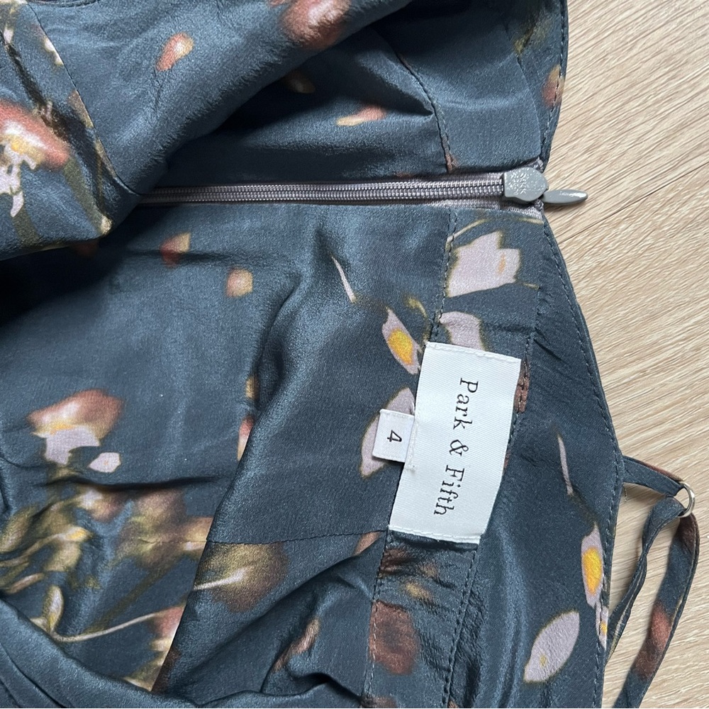 Park & Fifth Navy Floral Maxi Dress - Picture 5 of 6